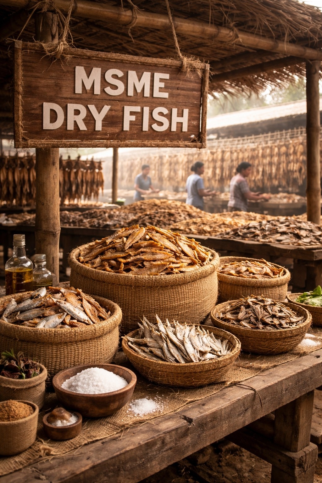 Dry fish image