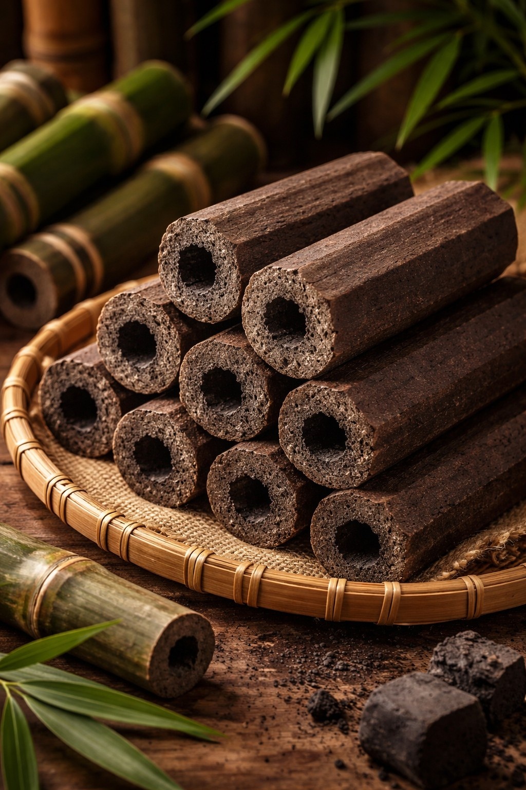 Bamboo Briquettes  image