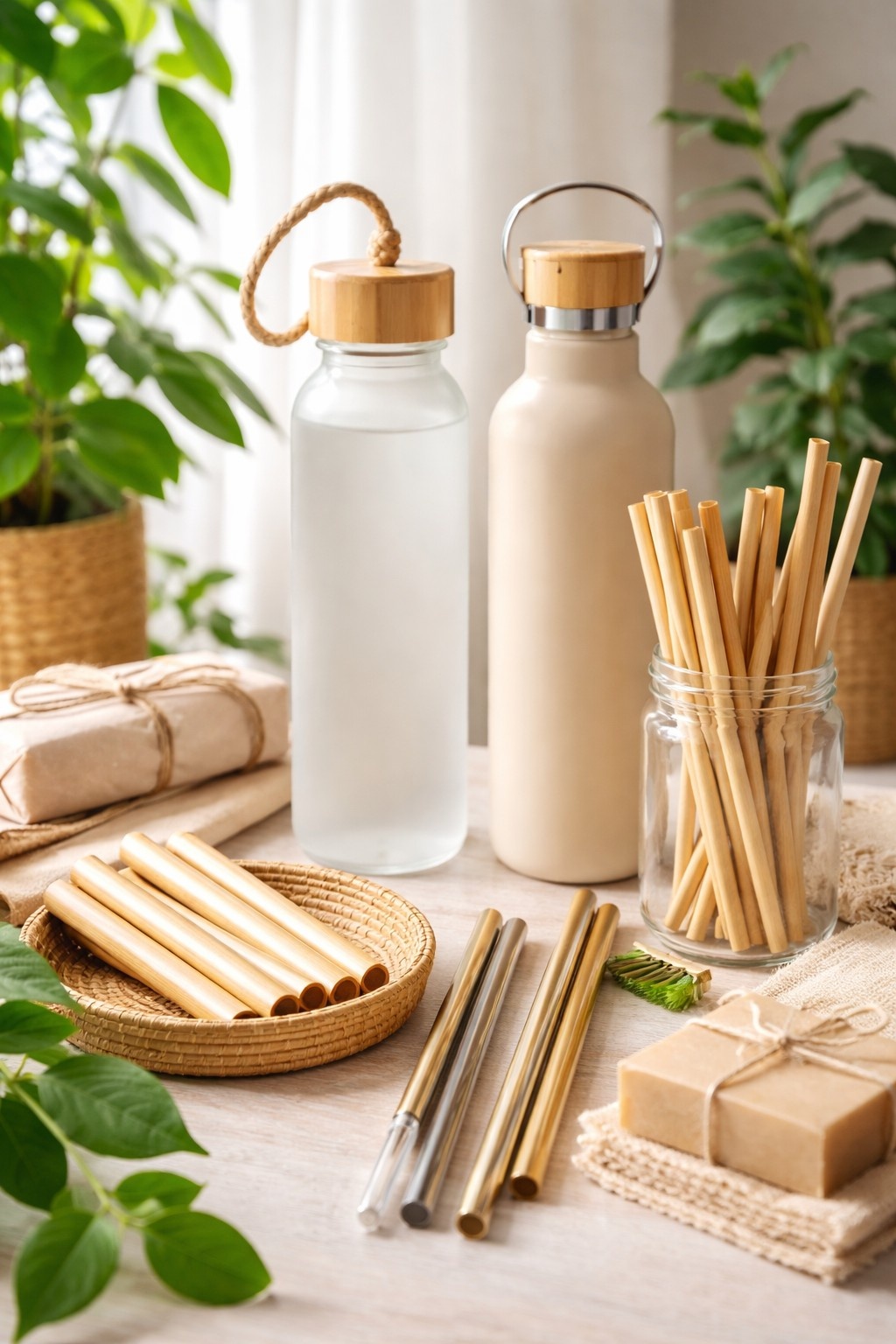 Eco Friendly Products (Straws, Water Bottles, etc.)  image