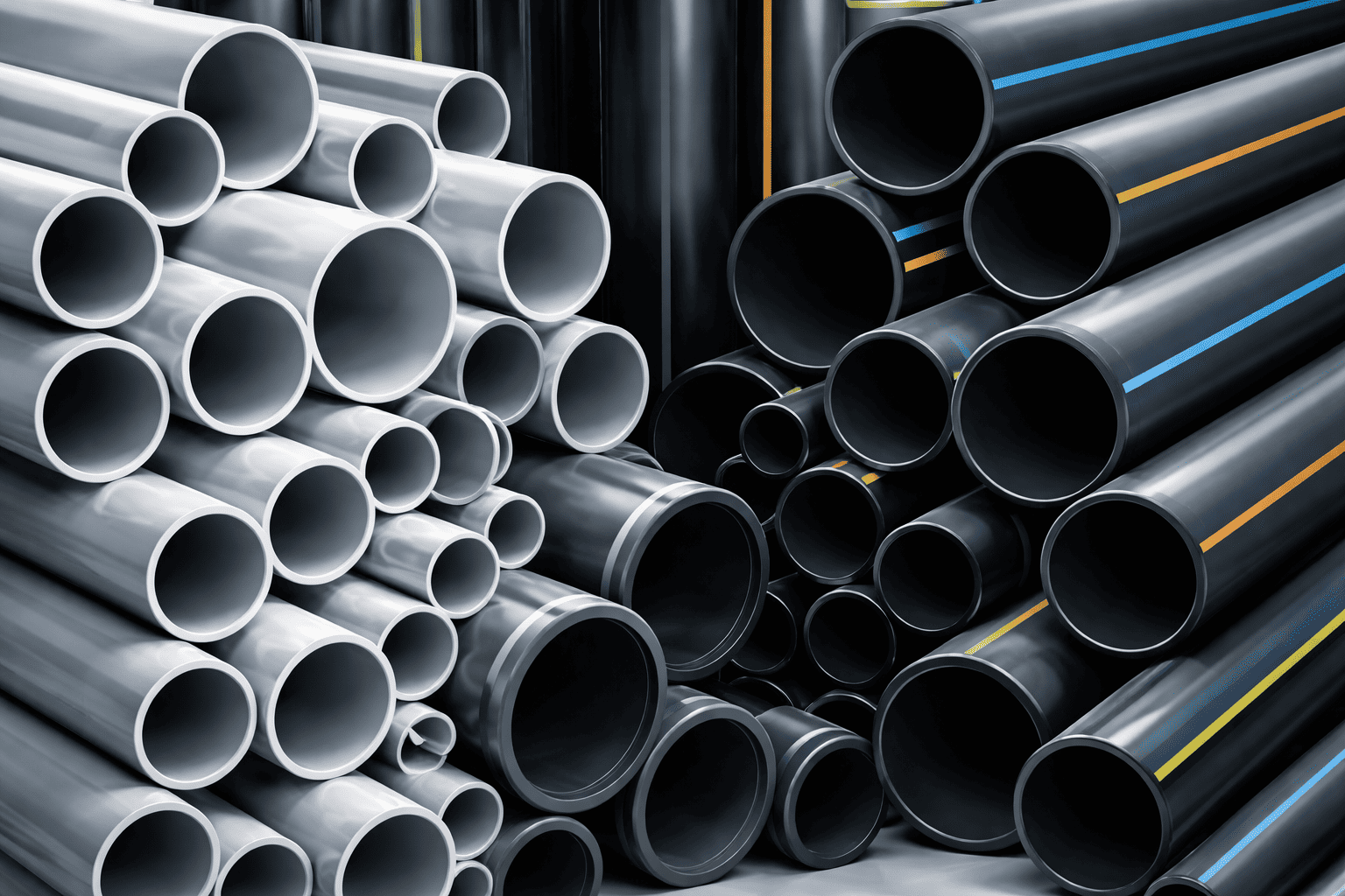 PVC & HDPE Pipes image