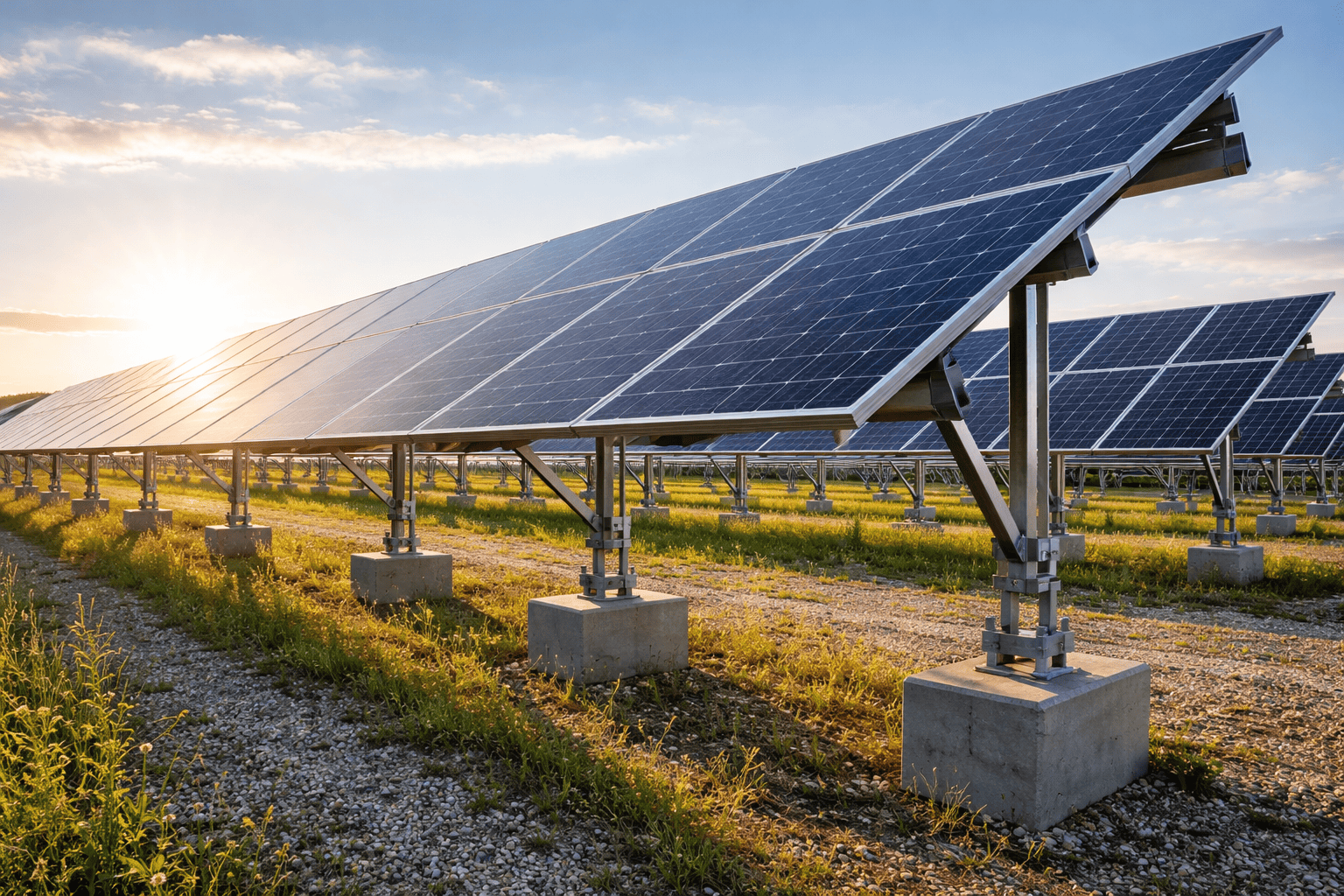 Solar Panel Mounting Structures  image