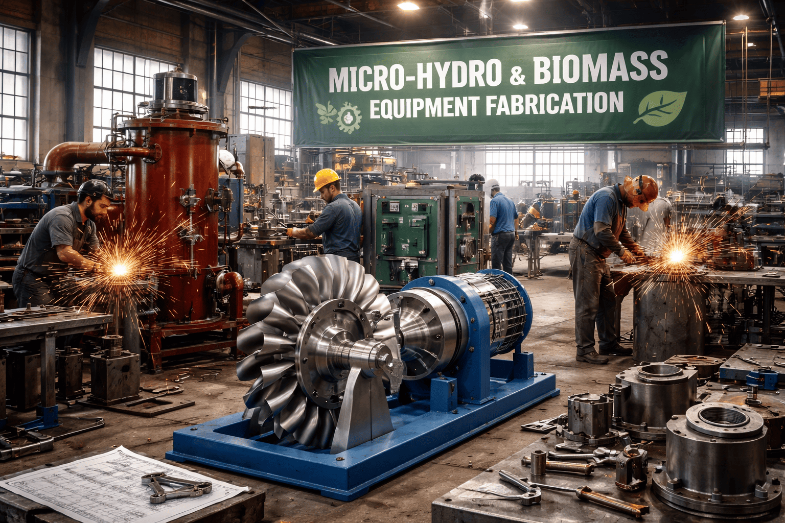 Micro Hydro & Biomass Equipment Fabrication  image