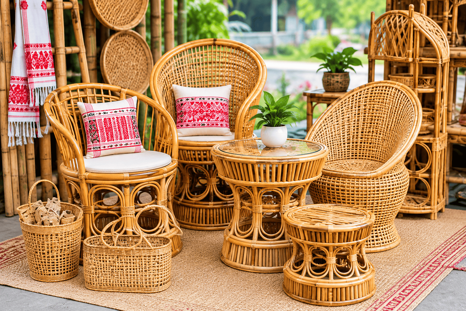 Traditional Bamboo Furniture